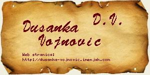 Dušanka Vojnović vizit kartica
